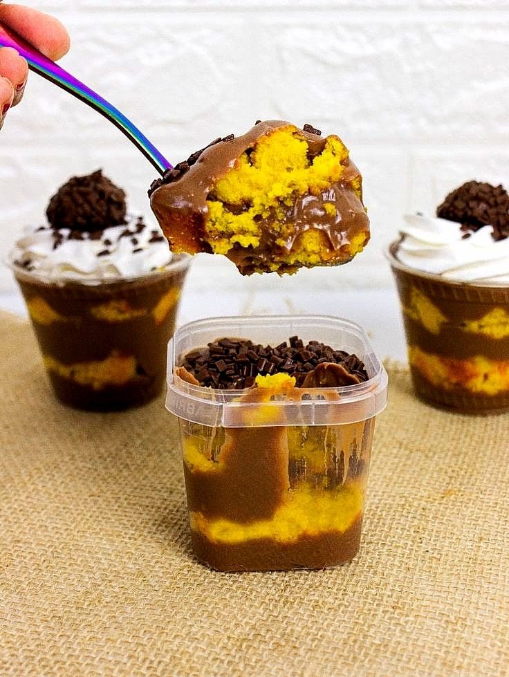Bolo no pote — Brigadeirão